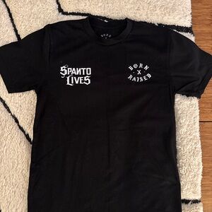 Born X Raised "Spanto Lives" Memorial Tee - Black